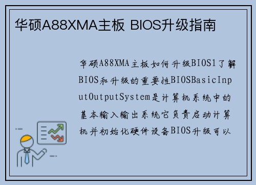 华硕A88XMA主板 BIOS升级指南
